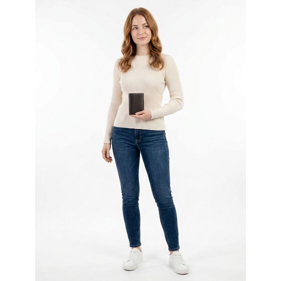 oxmox Leather Portemonnee RFID-bescherming Leder 10 cm