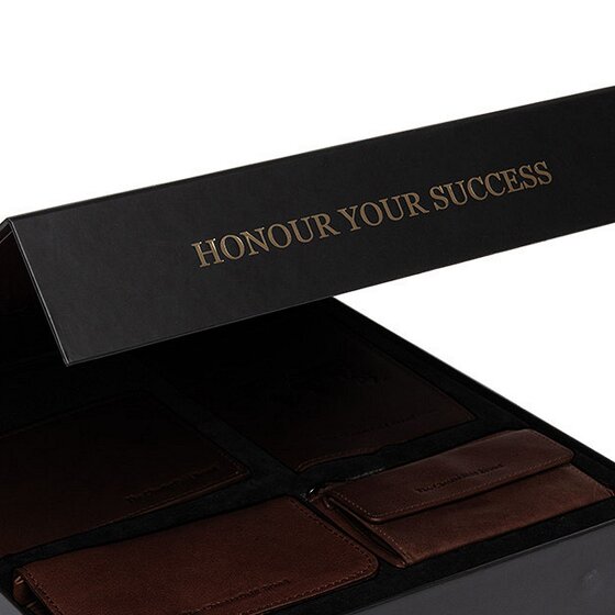 The Chesterfield Brand Portemonnee geschenkset 4-delig leer 12 cm