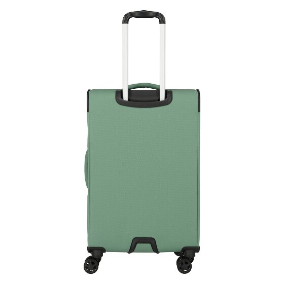 Travelite Kick Off 4 wielen Trolley M 67 cm met uitbreidingsplooi