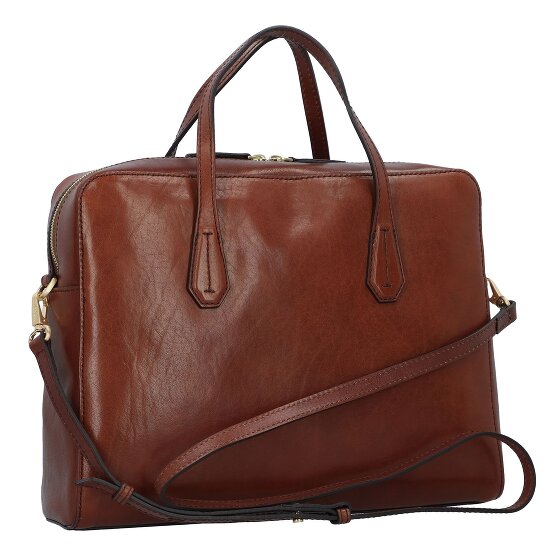The Bridge Gloria Koffer Leer 36 cm Laptop compartiment