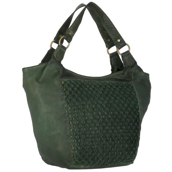 Greenland Nature Femi & Nine Leren Schoudertas 38 cm