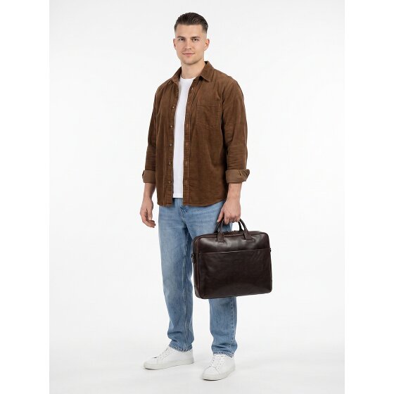 Jost London Aktentas Leder 40 cm Laptopvak