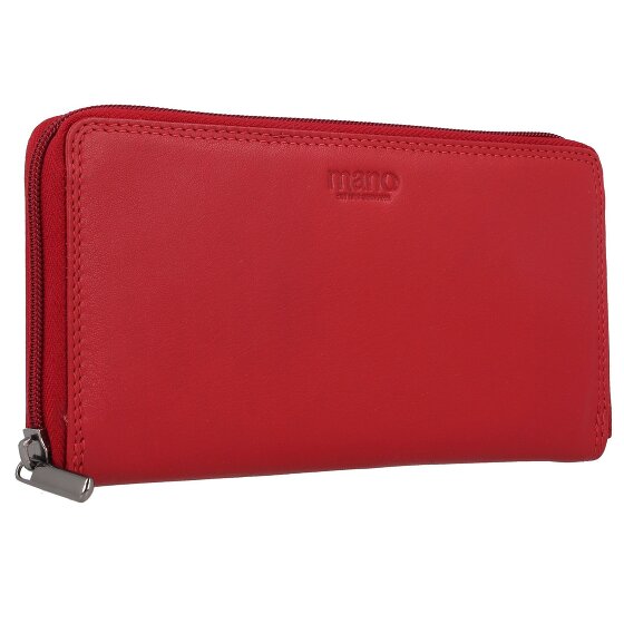 mano Donna Giulia Portemonnee Leer 20 cm