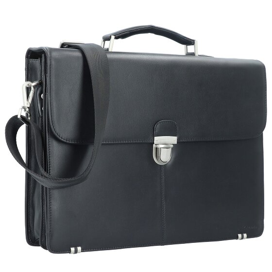 Esquire Oxford aktetas Leer 41 cm Laptopcompartiment