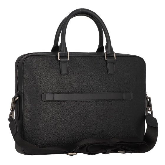 Tommy Hilfiger TH Monogram Koffer Leer 40 cm Laptop compartiment