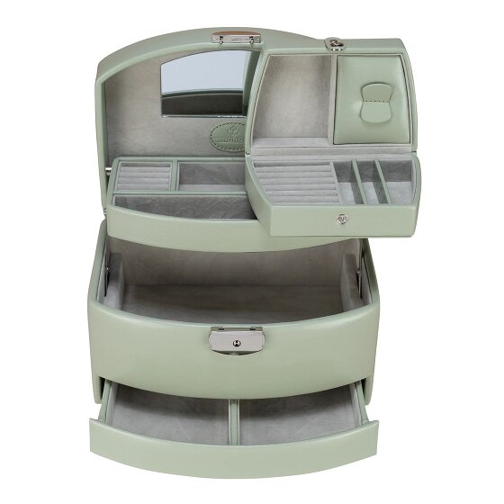 Windrose Merino Juwelenkistje 23 cm