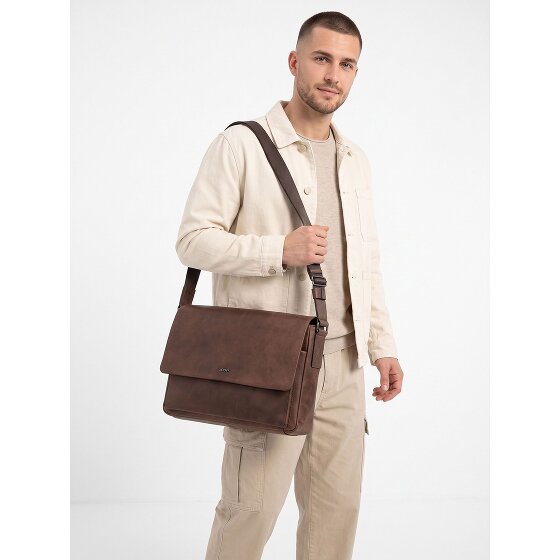 Joop! Teramo Messenger Leder 37 cm Laptopvak