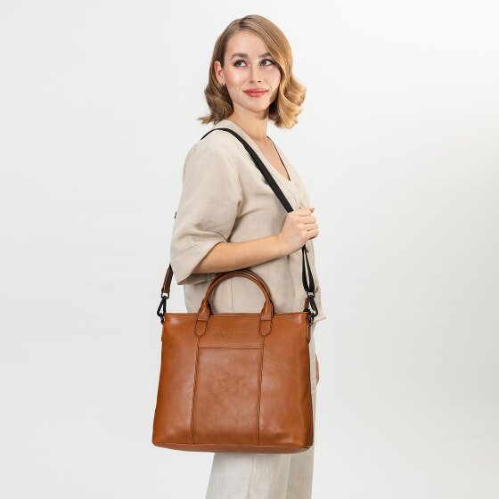 Farmhood Memphis Handtas Leer 37 cm Laptop compartiment