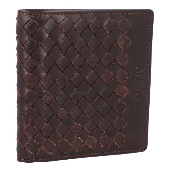 mano Don Luca Portemonnee Leer 10,5 cm