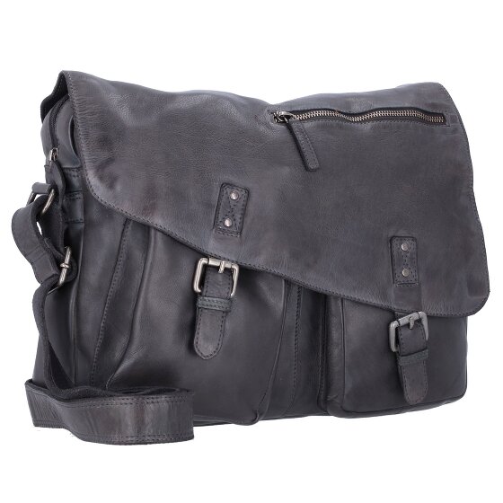 Greenburry GBVT Messenger Leder 38 cm Laptopcompartiment