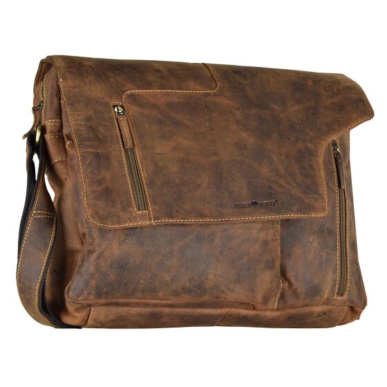 Greenburry Vintage Revolver Tas Schoudertas Leder 40 cm