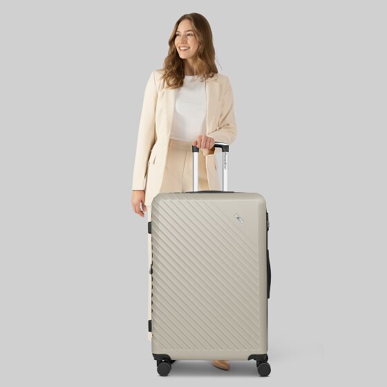 Check.In Paradise 2.0 4 wielen Trolley L 78 cm met uitbreidingsplooi