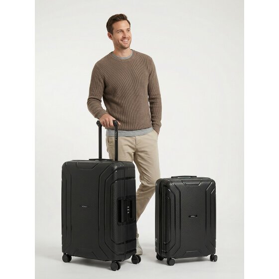 Redolz Essentials 15 kofferset met 4 wielen, M+L, met driepuntssluiting