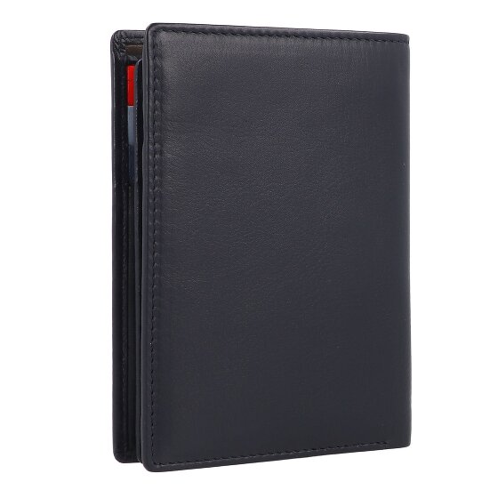 DuDu Tiberio Portemonnee RFID-bescherming Leder 9.5 cm