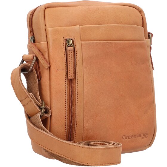 Greenland Nature GreenLand NATURE Schoudertas Leer 22 cm