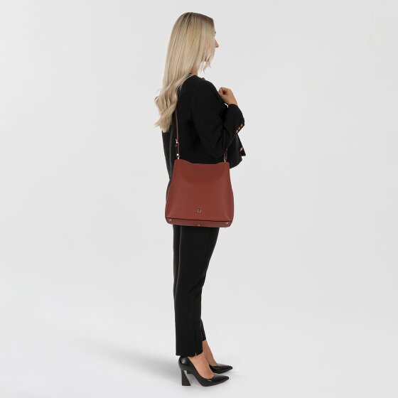 AIGNER Delia Schoudertas Leer 27 cm