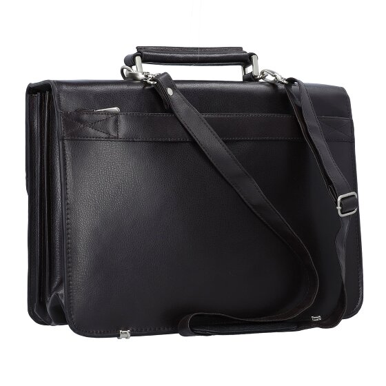 Davidts 460-462 Koffer Leer 41 cm Laptop compartiment