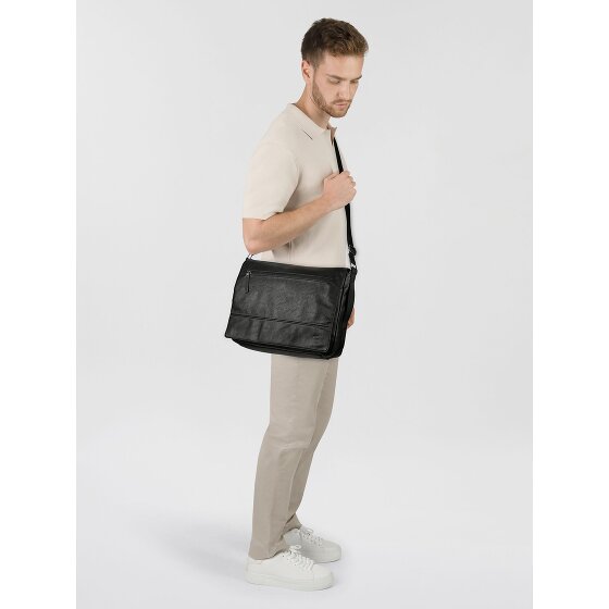 camel active Traces Boodschapper Leer 38.5 cm Laptop compartiment