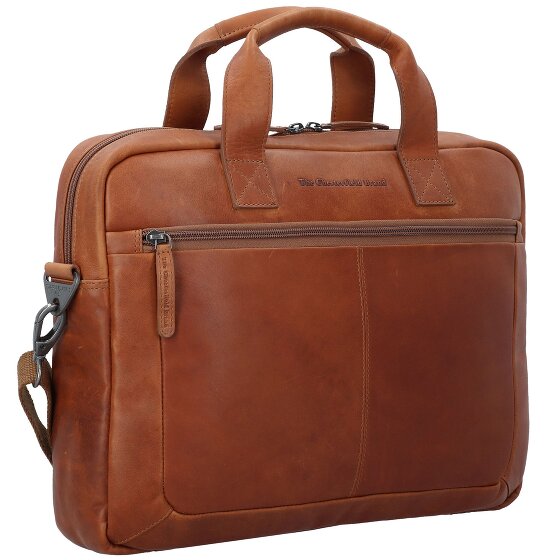 The Chesterfield Brand Wax Pull Up Koffer Leer 40 cm Laptop compartiment
