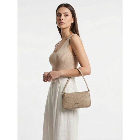 Lazarotti Bologna leeren pochette schoudertas 22 cm