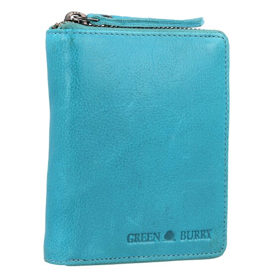 Greenburry Vintage Gewassen Leren Portemonnee 10 cm