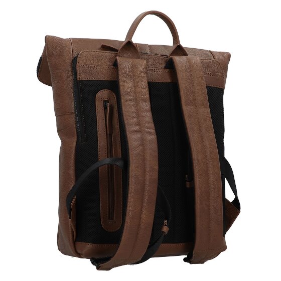 Burkely Minimal Mason Dagrugzak Leder 37 cm Laptopvak