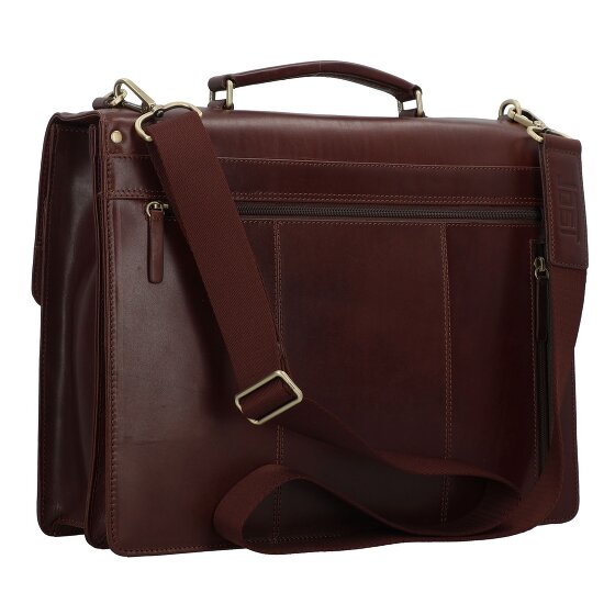 Jost Skagen Koffer Leer 40 cm Laptop compartiment