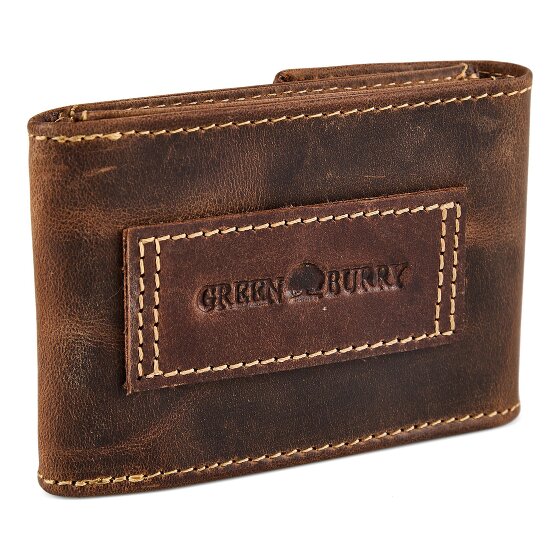 Greenburry Vintage Kredietkaart etui RFID-bescherming Leer 7 cm