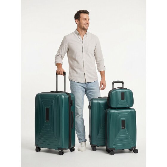 Redolz Essentials 14 4-wiel kofferset + beautycase 4 stuks met stretchvouw
