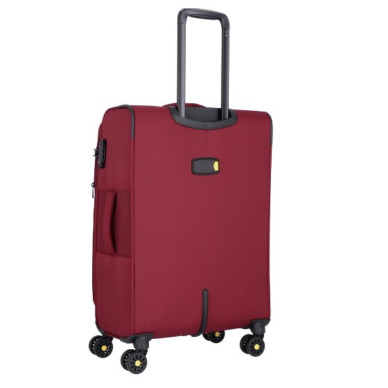 d&n Travel Line 9704 4 wielen Trolley M 68 cm met uitbreidingsplooi