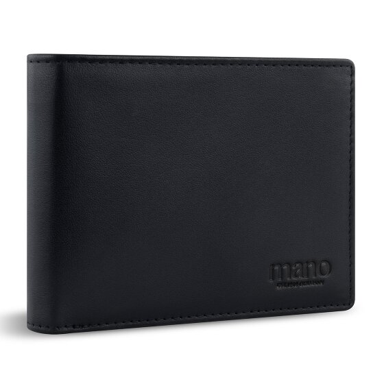 mano Don Andrea Portemonnee RFID-bescherming Leer 12 cm