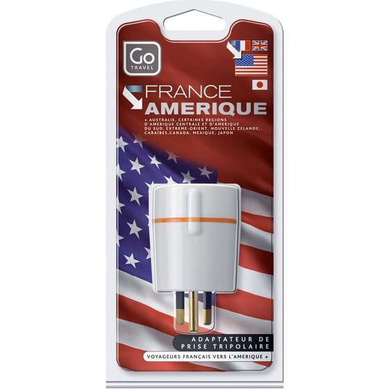 Go Travel Reisadapter Frankrijk-Amerika