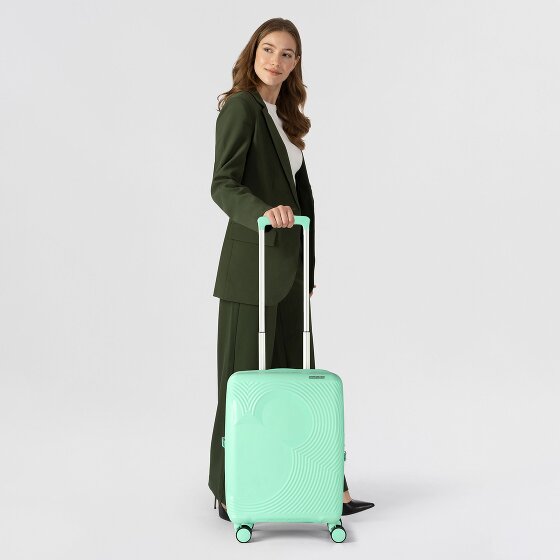 American Tourister Mickey Magic 4 wielen Cabinewagen 55 cm met uitbreidingsplooi