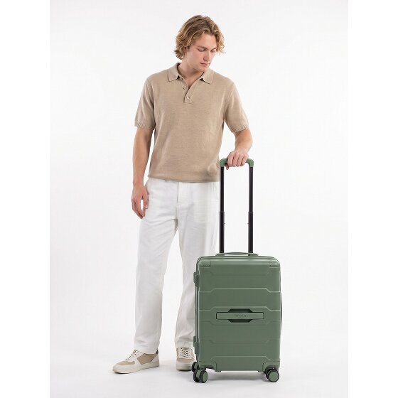 Heys ReNew 4 wielen Cabinewagen S 53 cm met uitbreidingsplooi