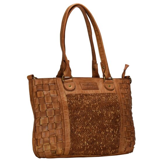 Greenland Nature Femi & Nine Leren Schoudertas 42 cm