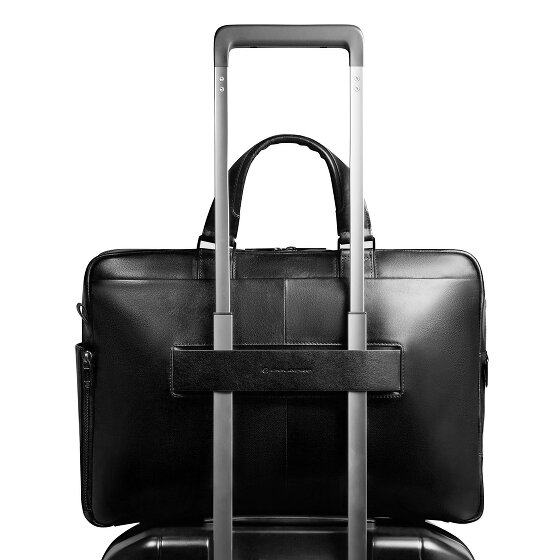 Piquadro Cartel2m Koffer Leer 43 cm Laptop compartiment
