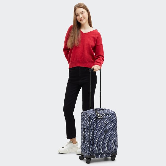 Kipling Basic Prt New Youri Spin 4 wielen Cabinewagen S 55 cm Kipling Basic Prt New Youri Spin 4 wielen Cabinewagen S 55 cm