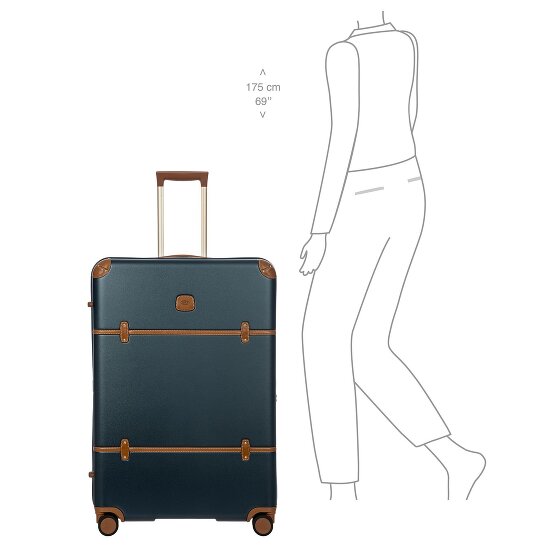 Bric's Bellagio 4 wielen Trolley 82 cm met uitbreidingsplooi