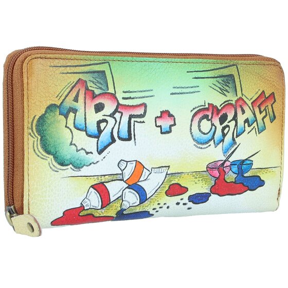 Greenland Nature Art+Craft Portemonnee RFID Leer 20 cm