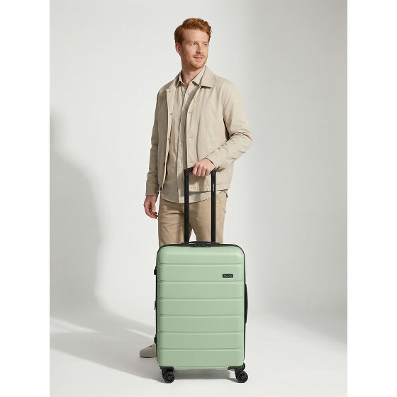 Saxoline Miami 4 wielen Trolley M 65 cm met uitbreidingsplooi