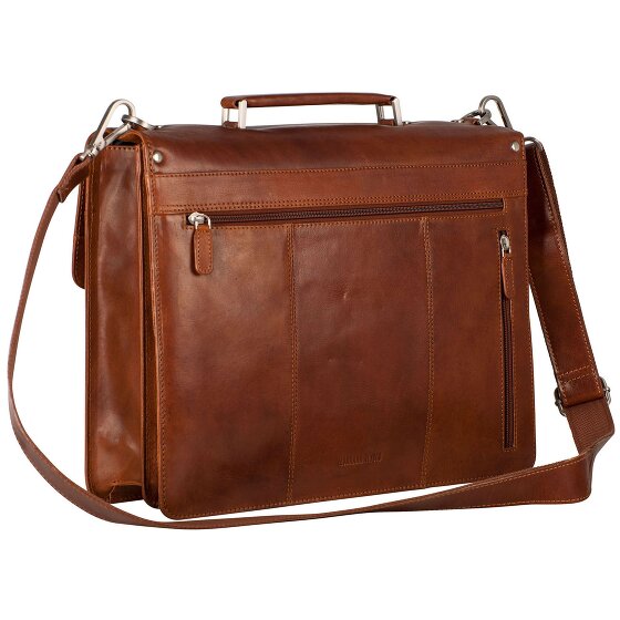 Leonhard Heyden Cambridge Aktetas Leder 40 cm Laptopcompartiment