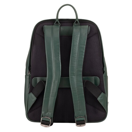 DuDu New York Dagrugzak Leer 41 cm Laptop compartiment