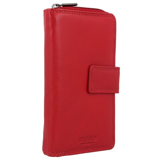 mano Donna Giulia Leren Portemonnee 10,5 cm