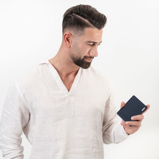 Redolz Leather Essentials QF kleine portemonnee RFID leer 10,5 cm