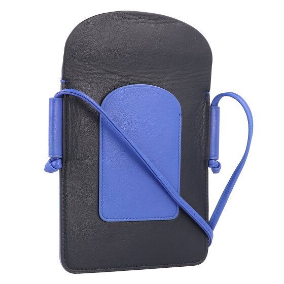 DuDu Kleurrijke Minorca mobiele tas leer 12 cm