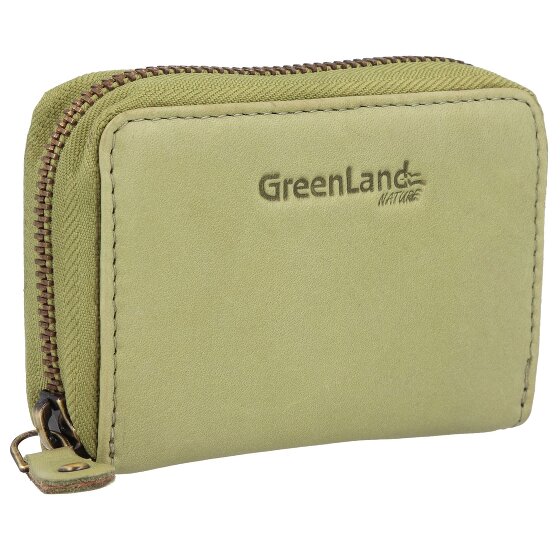 Greenland Nature Creditcard etui RFID Leer 10,5 cm Greenland Nature Creditcard etui RFID Leer 10,5 cm