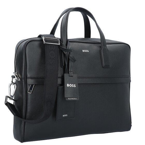 Boss Zair Koffer Leer 40 cm Laptop compartiment