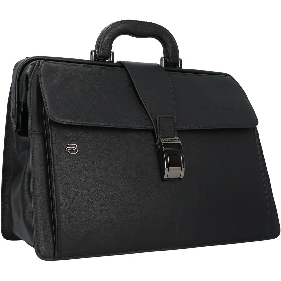 Piquadro Black Square Aktentas Leder 37 cm