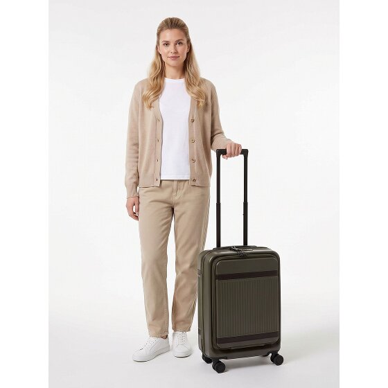 The Chesterfield Brand Zuna 4 wielen Cabinewagen S 55 cm Laptopvak
