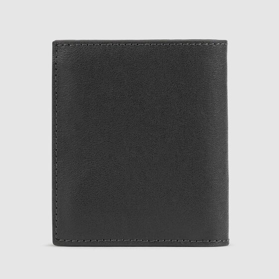 Piquadro Black Square Portemonnee RFID-bescherming Leer 8.5 cm